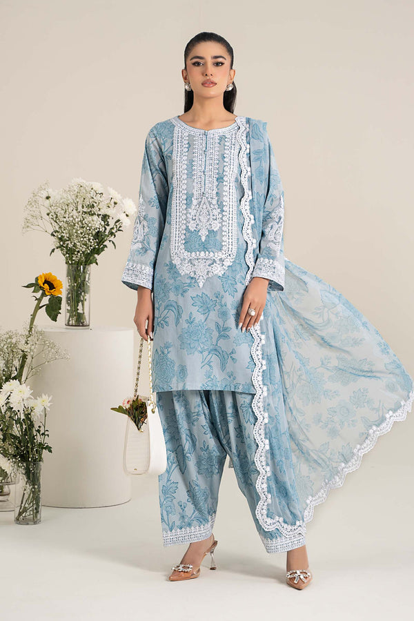 Maria.B Luxury Linen With Heavy Embroidery D-715