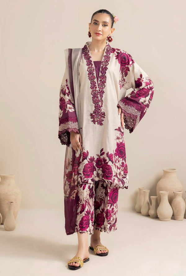 ADAN LIBAS Luxury Lawn With Embroidered D-32